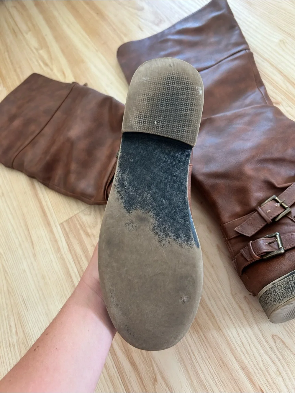 GUC women’s brown over the knee boots